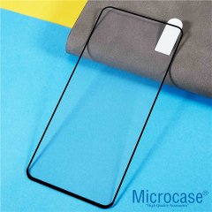 Microcase Xiaomi Black Shark 5 Tam Kaplayan Kavisli Tempered Cam - Siyah