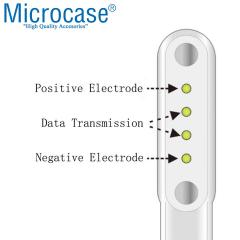 Microcase 4 Pin 7.62 mm Konnektör Akıllı Saatler için Manyetik Şarj Kablosu - AL2750