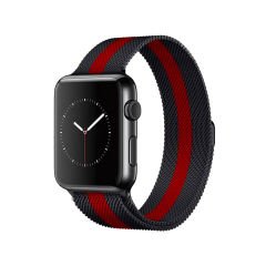 Microcase Apple Watch 8 45 mm Uyumlu Mıknatıslı Metal Kordon Kayış - KY25-2