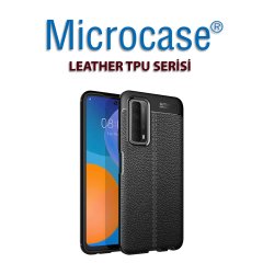 Huawei P Smart 2021 Leather Tpu Silikon Kılıf - Siyah