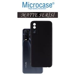 Microcase Vivo Y20 - Y20S Matte Serisi Silikon TPU Kılıf - Siyah