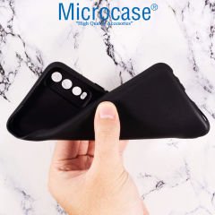 Microcase Vivo Y20 - Y20S Matte Serisi Silikon TPU Kılıf - Siyah