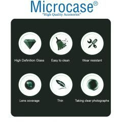 Microcase Honor 300 Ultra Uyumlu Kamera Lens Koruma Halkası - Kapalı Tasarım -Siyah AL3401