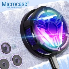 Microcase  S10 Manyetik RGB Işıklı Hızlı Soğutma Sessiz  Taşınabilir  Cep Telefonu Soğutucu Fan - AL4409