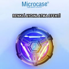 Microcase  S10 Manyetik RGB Işıklı Hızlı Soğutma Sessiz  Taşınabilir  Cep Telefonu Soğutucu Fan - AL4409