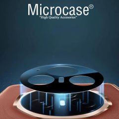 Microcase Honor Magic V3 Uyumlu Kamera Lens Koruma Halkası - Kapalı Tasarım -Siyah AL3401