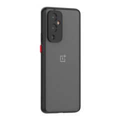 Microcase OnePlus 9 Global Versiyon London Serisi Sert Kılıf - Buzlu Siyah AL3415