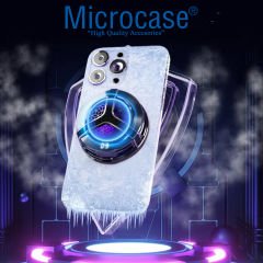 Microcase  S9 USB'den Manyetik  Dijital Göstergeli RGB Işıklı Hızlı  Soğutma  Cep Telefonu Soğutucu Fan  - AL4408