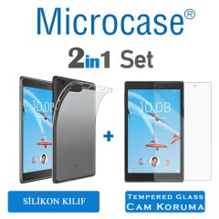 Lenovo Tab 4 E8 TB-8304F Silikon Kılıf + Ekran Koruma (SEÇ)