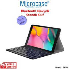 Microcase Samsung Galaxy Tab A 8.0 2019 T290 T295 T297 Bluetooth Klavyeli Standlı Kılıf - BKK4
