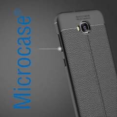 Zenfone4SelfieZD553KLLeatherEffect Tpu Silikon Kılıf+Ekran Koruma