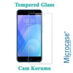 Microcase Meizu Pro 7 Tempered Glass Cam Ekran Koruyucu
