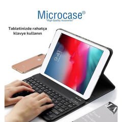 Microcase LENOVO Tab P11 2.Nesil ile Uyumlu Bluetooth Klavyeli Standlı Kılıf - Bkk1