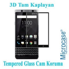 Microcase BlackBerry KEYone 3D Curved Tam Kaplayan Tempered Glass