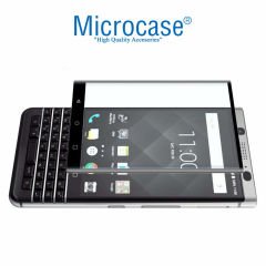 Microcase BlackBerry KEYone 3D Curved Tam Kaplayan Tempered Glass