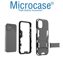 iPhone 12 Mini Alfa Armor Standlı Perfect Koruma Kılıf