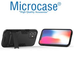 iPhone 12 Mini Alfa Armor Standlı Perfect Koruma Kılıf