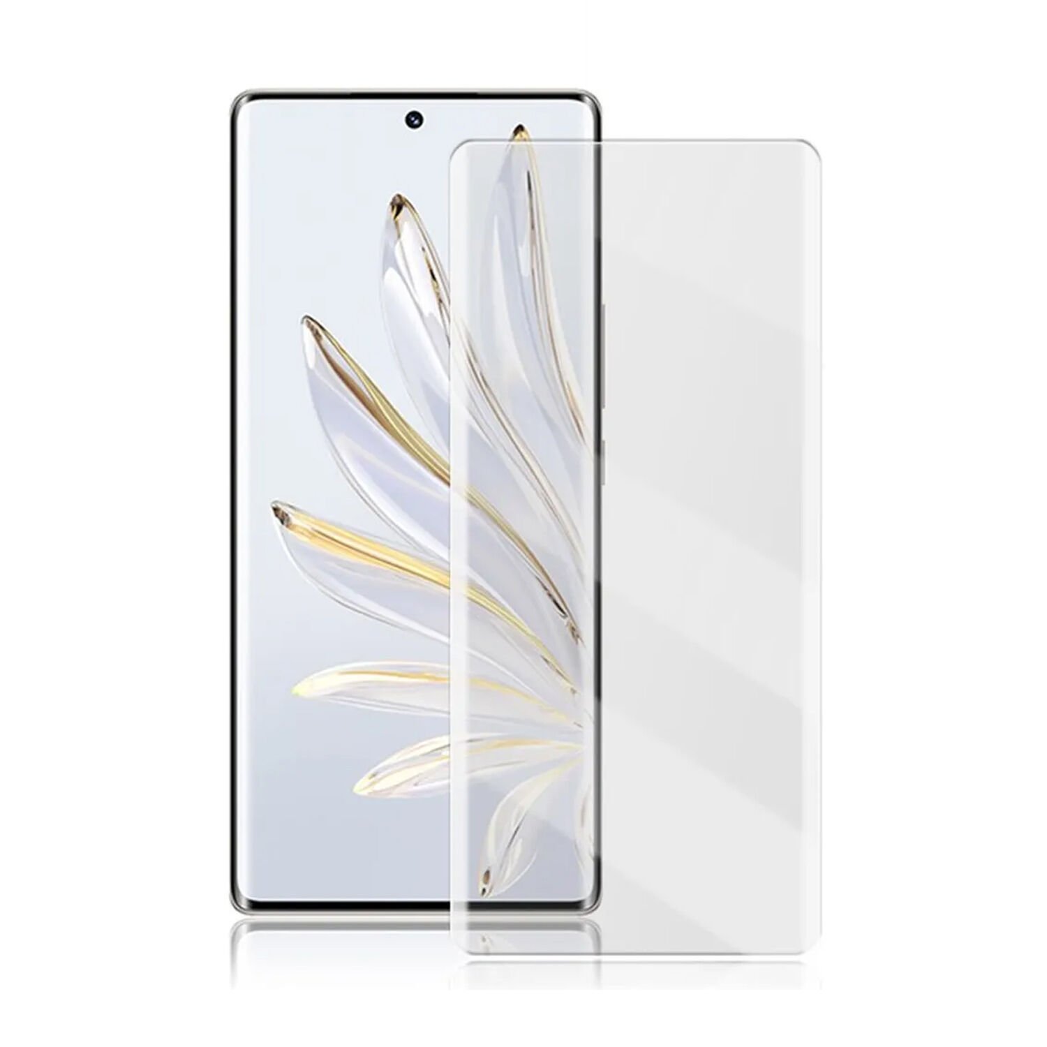 Microcase Honor 70 Full Ekran Koruma Curved 3D Pet Film - AL3283