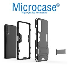 Huawei P Smart 2021 Alfa Armor Standlı Koruma Kılıf