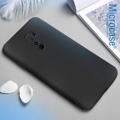 Microcase Xiaomi Redmi 9 Elektrocase Serisi Kamera Korumalı Silikon Kılıf - Siyah
