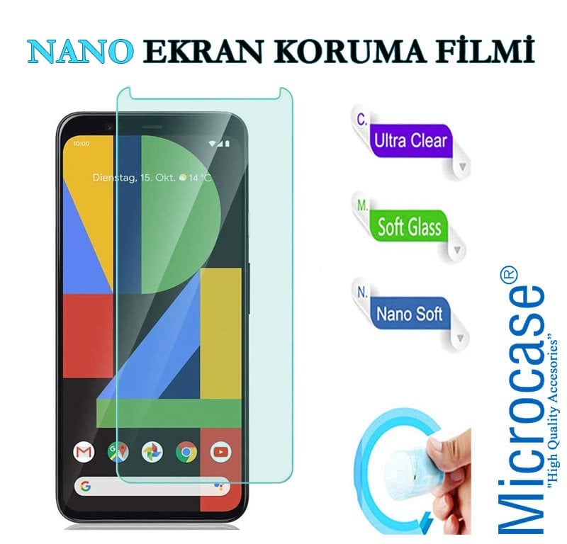 Microcase Google Pixel 4 XL Nano Esnek Ekran Koruma Filmi