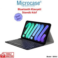 Microcase iPad Mini 6.Nesil 2021 8.3 inch Bluetooth Klavyeli Standlı Kılıf - BKK4