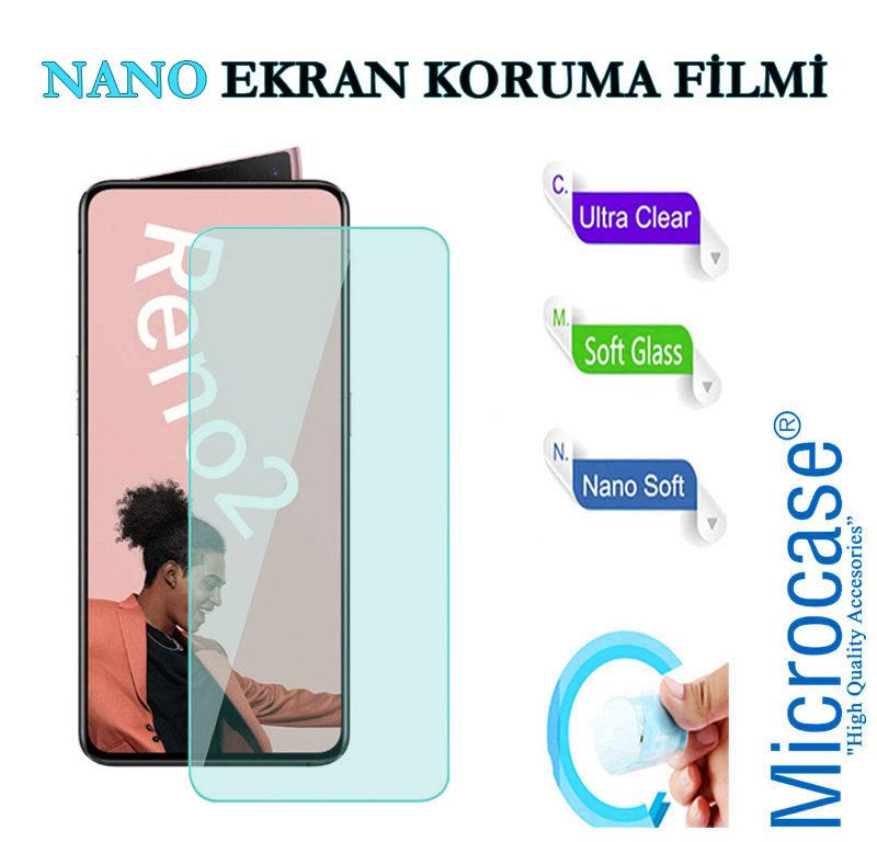 Microcase Oppo Reno 2 Nano Esnek Ekran Koruma Filmi