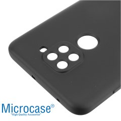 Microcase Xiaomi Redmi Note 9 Elektrocase Serisi Kamera Korumalı Silikon Kılıf - Siyah
