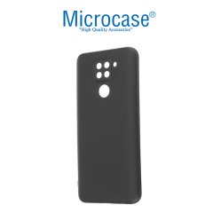 Microcase Xiaomi Redmi Note 9 Elektrocase Serisi Kamera Korumalı Silikon Kılıf - Siyah