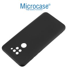 Microcase Xiaomi Redmi Note 9 Elektrocase Serisi Kamera Korumalı Silikon Kılıf - Siyah