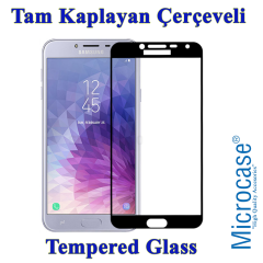 Galaxy J4 (J400F) Tam Kaplayan Çerçeveli Tempered Ekran Koruma-Sİ