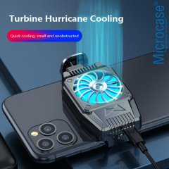 Microcase 4.7 - 6.5 inç Telefonlar için Ledli Soğutucu Fan 300 mAh Pil 4500 RPM - AL2657