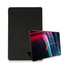 Microcase  Smart Cover Serisi Standlı Deri Kılıf-AL4131 Siyah