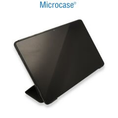 Microcase  Smart Cover Serisi Standlı Deri Kılıf-AL4131 Siyah