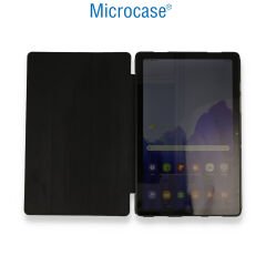 Microcase  Smart Cover Serisi Standlı Deri Kılıf-AL4131 Siyah