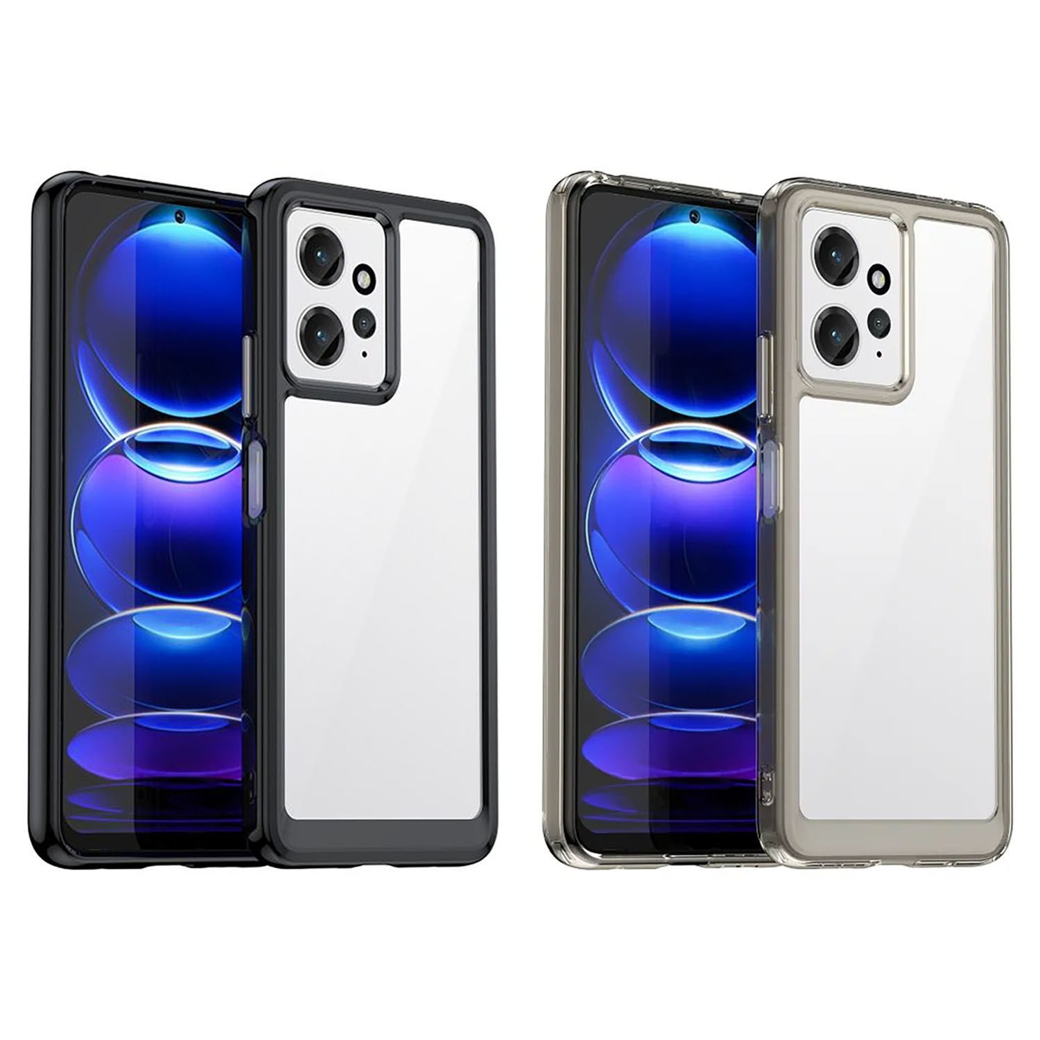 Microcase Xiaomi Redmi Note 12 Global Shield Serisi Darbeye Dayanıklı Köşe Korumalı Yarı Esnek Plastik TPU Kılıf - AL8100
