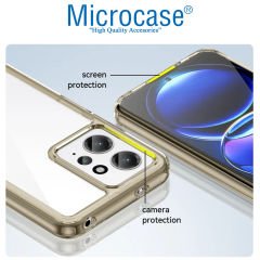 Microcase Xiaomi Redmi Note 12 Global Shield Serisi Darbeye Dayanıklı Köşe Korumalı Yarı Esnek Plastik TPU Kılıf - AL8100