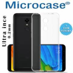 Xiaomi Redmi 5 Plus Ultra İnce Soft Silikon Kılıf + Cam