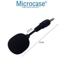 Microcase 3.5 mm 3 Boğum Mini Telefon Notebook Laptop Mikrofon - AL2660