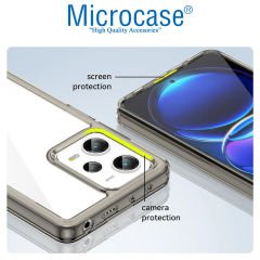 Microcase Xiaomi Redmi Note 12 Pro 5G Shield Serisi Darbeye Dayanıklı Köşe Korumalı Yarı Esnek Plastik TPU Kılıf - AL8100