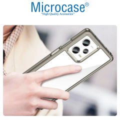 Microcase Xiaomi Redmi Note 12 Pro 5G Shield Serisi Darbeye Dayanıklı Köşe Korumalı Yarı Esnek Plastik TPU Kılıf - AL8100
