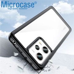 Microcase Xiaomi Redmi Note 12 Pro 5G Shield Serisi Darbeye Dayanıklı Köşe Korumalı Yarı Esnek Plastik TPU Kılıf - AL8100