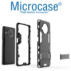 Oppo A73 Alfa Armor Standlı Perfect Koruma Kılıf Siyah