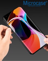 Microcase Oppo Find X2 Fabrik Serisi Kumaş ve Deri Desen Kılıf - Gri