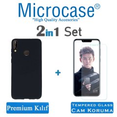 Microcase Huawei Honor Play Premium Matte Silikon Kılıf + CAM