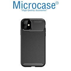 iPhone 12 Maxy Serisi Carbon Fiber Silikon Kılıf