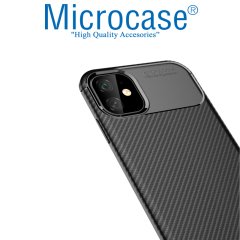 iPhone 12 Maxy Serisi Carbon Fiber Silikon Kılıf