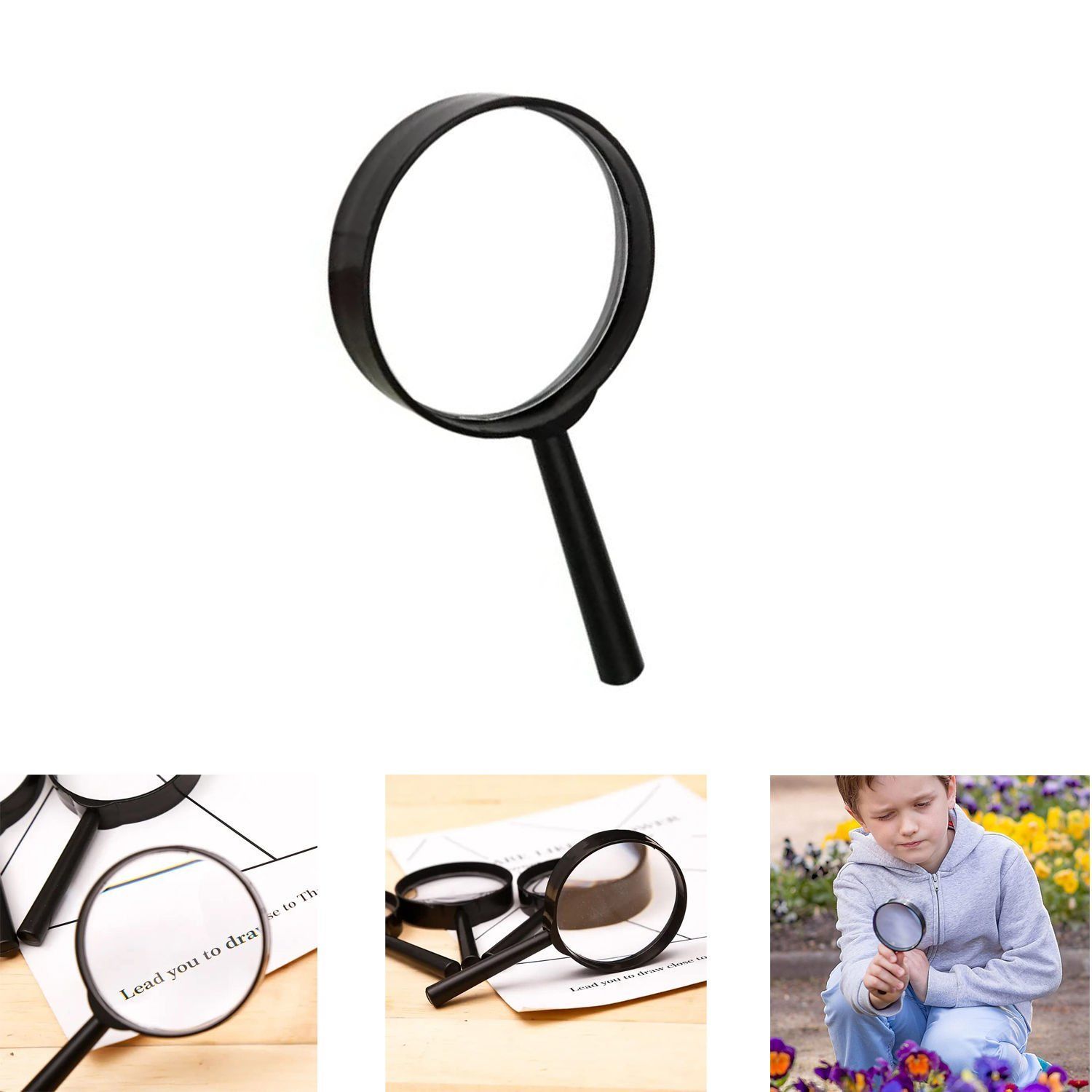 Microcase 90 mm Çap 10X Büyütme El Tipi Büyüteç - AL4370