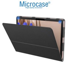 Microcase Lenovo Tab E10 TB-X104F Tab 4 10 2in1 Set Bookcase Deri Standlı Kılıf + Bluetooth Klavye - AL8110