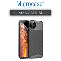 iPhone 12 Pro Maxy Serisi Carbon Fiber Silikon Kılıf